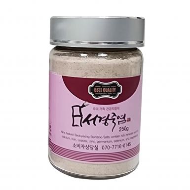1kg 9회자죽염가루 서경자색죽염분말 용융소금